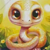 Cute Baby Snake Diamond Painting