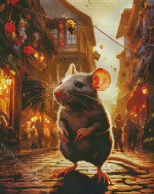 Cute Mouse Diamond Painting