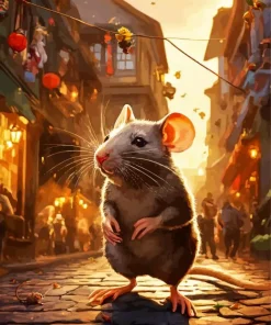 Cute Mouse Diamond Painting