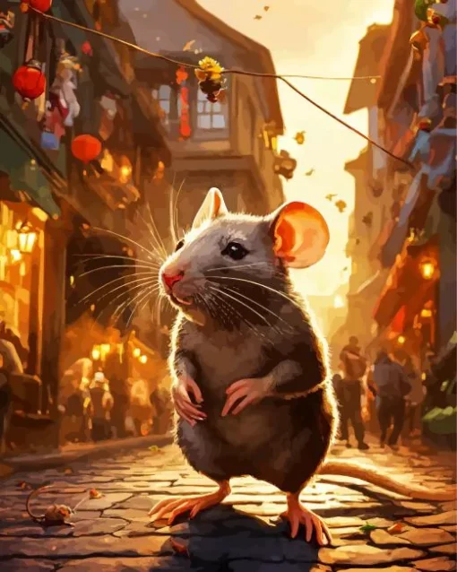 Cute Mouse Diamond Painting