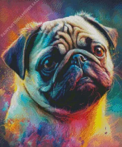 Cute Pug Diamond Painting