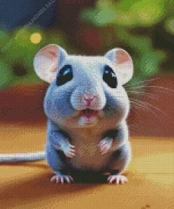 Cute Rat Diamond Painting