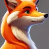 Cute Red Fox Diamond Painting