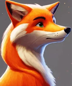 Cute Red Fox Diamond Painting