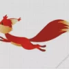 Cute Squirrel Running Diamond Painting