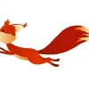 Cute Squirrel Running Diamond Painting