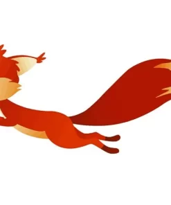 Cute Squirrel Running Diamond Painting