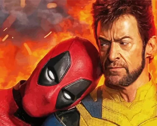 Deadpool And Wolverine Diamond Painting