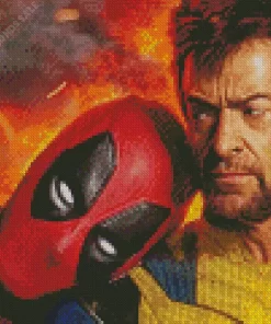 Deadpool And Wolverine Diamond Painting