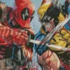 Deadpool And Wolverine Comics Diamond Painting