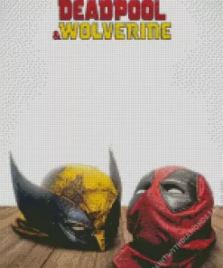 Deadpool And Wolverine Film Poster Diamond Painting