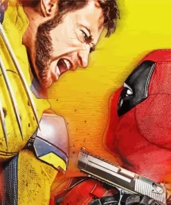 Deadpool And Wolverine Movie Poster Diamond Painting