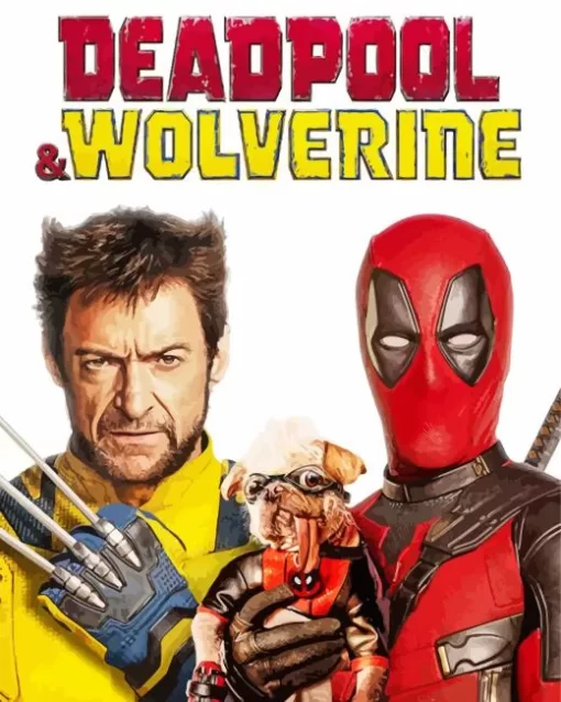 Deadpool And Wolverine Poster Diamond Painting