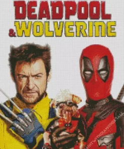 Deadpool And Wolverine Poster Diamond Painting