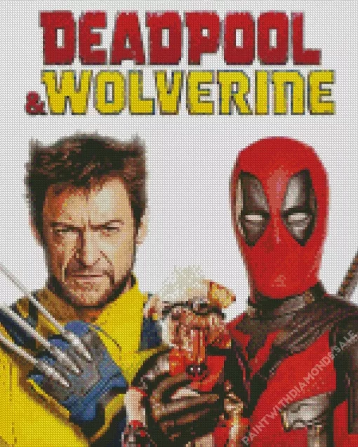 Deadpool And Wolverine Poster Diamond Painting