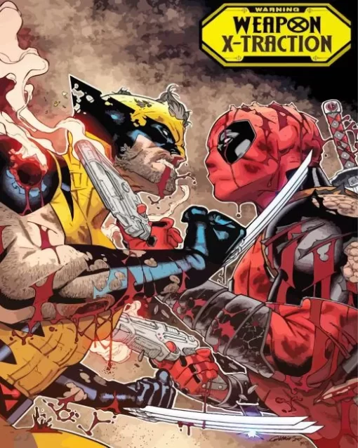 Deadpool VS Wolverine Diamond Painting