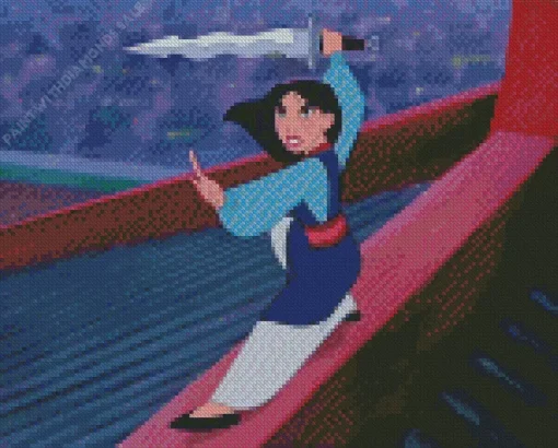 Disney Mulan Character Diamond Painting