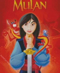 Disney Mulan Poster Diamond Painting