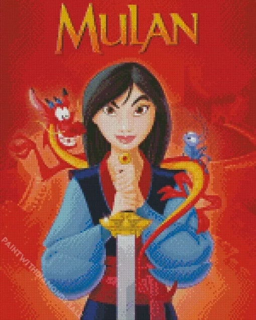 Disney Mulan Poster Diamond Painting