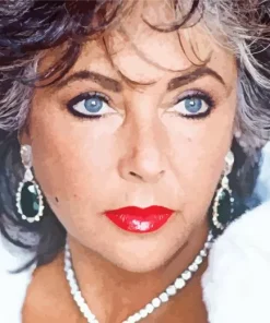 Elizabeth Taylor Actress Diamond Painting