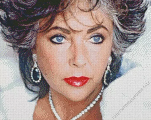 Elizabeth Taylor Actress Diamond Painting