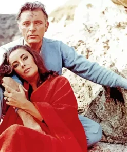 Elizabeth Taylor And Richard Burton Diamond Painting