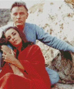 Elizabeth Taylor And Richard Burton Diamond Painting