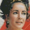 Elizabeth Taylor Close Up Diamond Painting