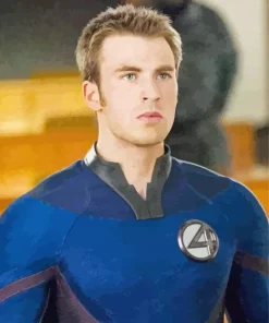 Fantastic Four Chris Evans Diamond Painting