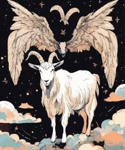 Fantasy Goat Diamond Painting