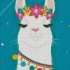 Female Llama Diamond Painting