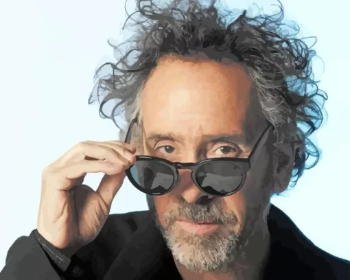 Filmaker Tim Burton Diamond Painting