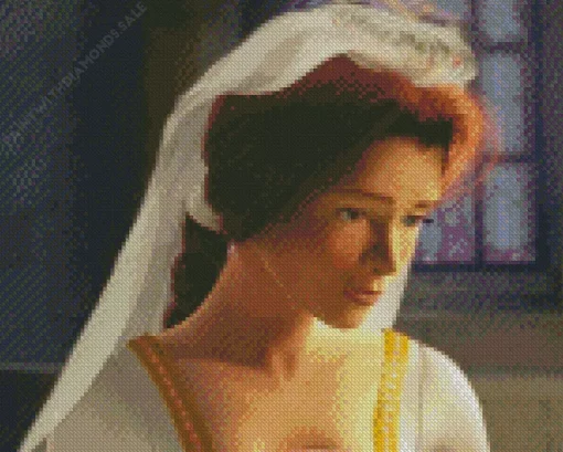 Fiona in wedding dress Diamond Painting