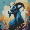 Floral Goat Diamond Painting