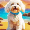 Fluffy Bichon Frise Diamond Painting