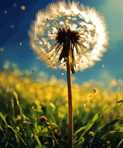 Fluffy Dandelion Diamond Painting