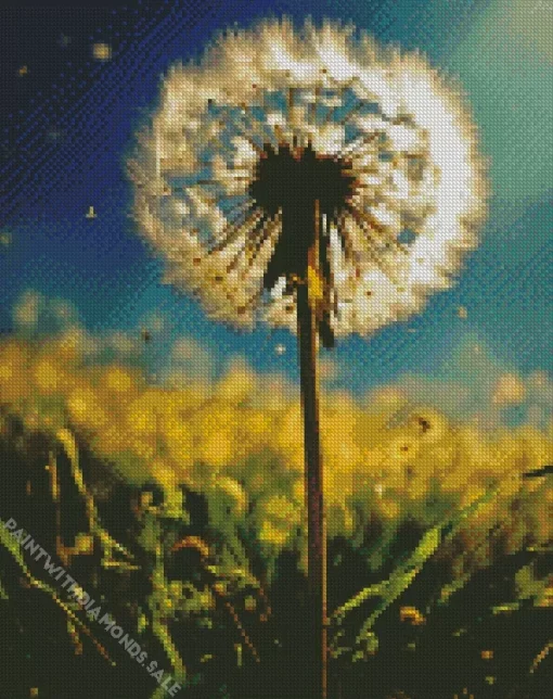 Fluffy Dandelion Diamond Painting