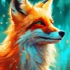 Fluffy Red Fox Diamond Painting