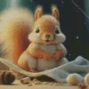 Fluffy Squirrel Diamond Painting