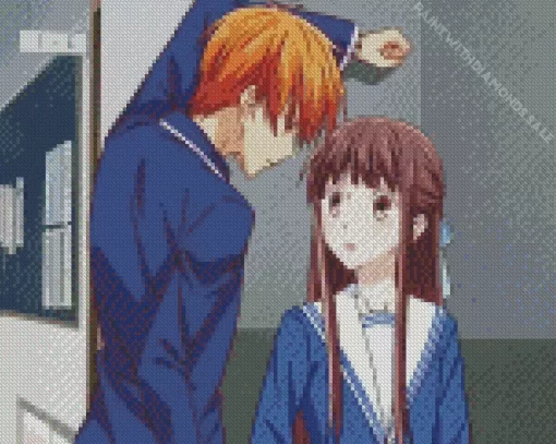 Fruits Basket Characters Diamond Painting