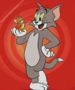 Funny Tom and Jerry Diamond Painting