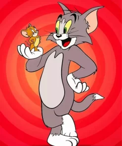 Funny Tom and Jerry Diamond Painting