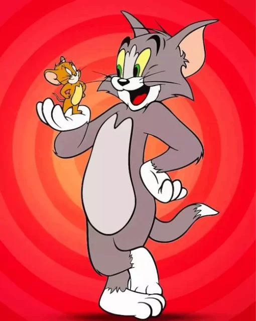 Funny Tom and Jerry Diamond Painting