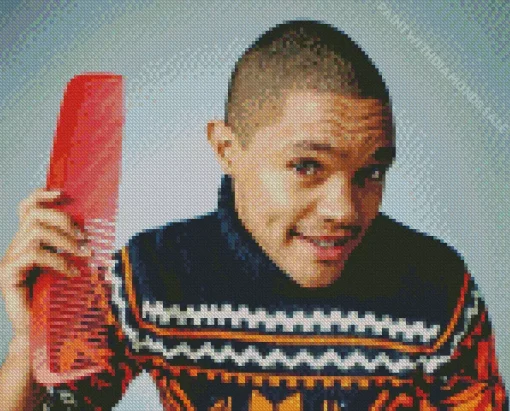 Funny Trevor Noah Diamond Painting