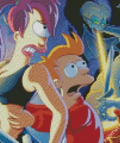 Futurama Turanga Leela Diamond Painting