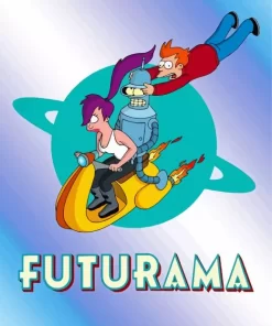 Futurama Animated Sitcom Diamond Painting