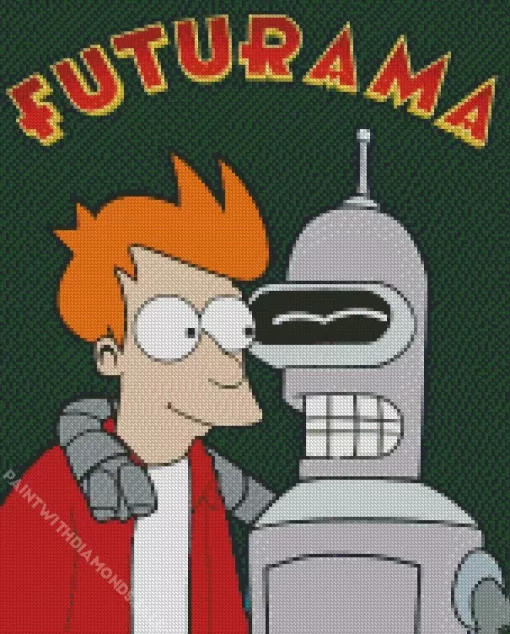 Futurama Poster Harrison Harris Diamond Painting