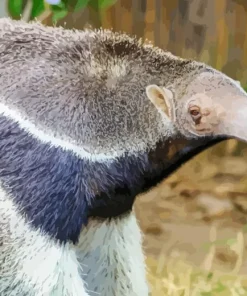 Giant Anteater Close up Diamond Painting