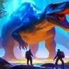 Giant Fantasy Dinosaur Diamond Painting