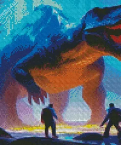 Giant Fantasy Dinosaur Diamond Painting